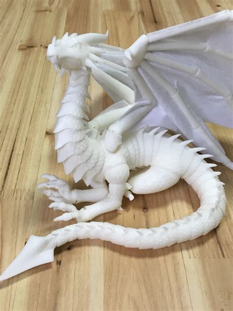 uk Home & Kitchen Play Figures Action Figures 5299 9. . Articulated 3d print dragon